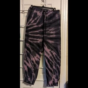 Pink Tie-Dye Joggers